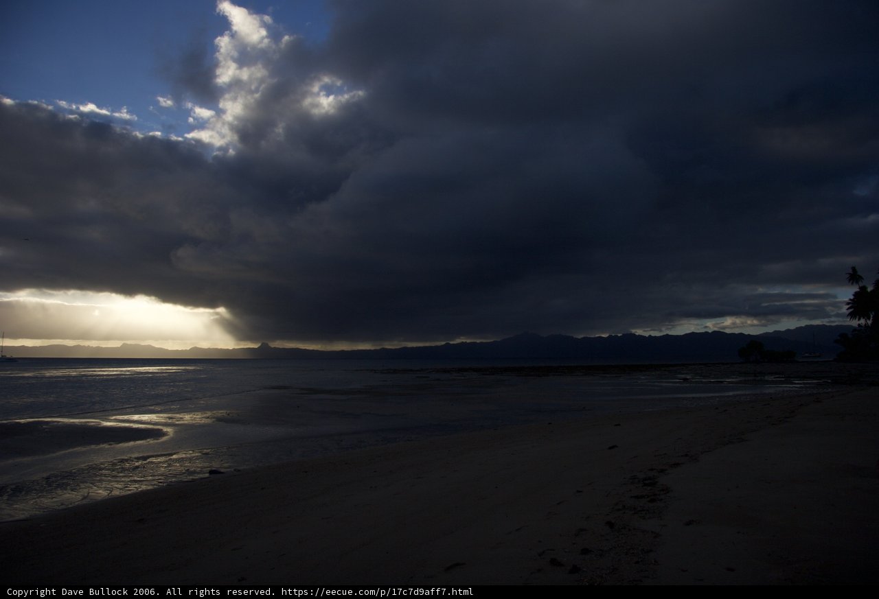 Storm Brewing by the Sea