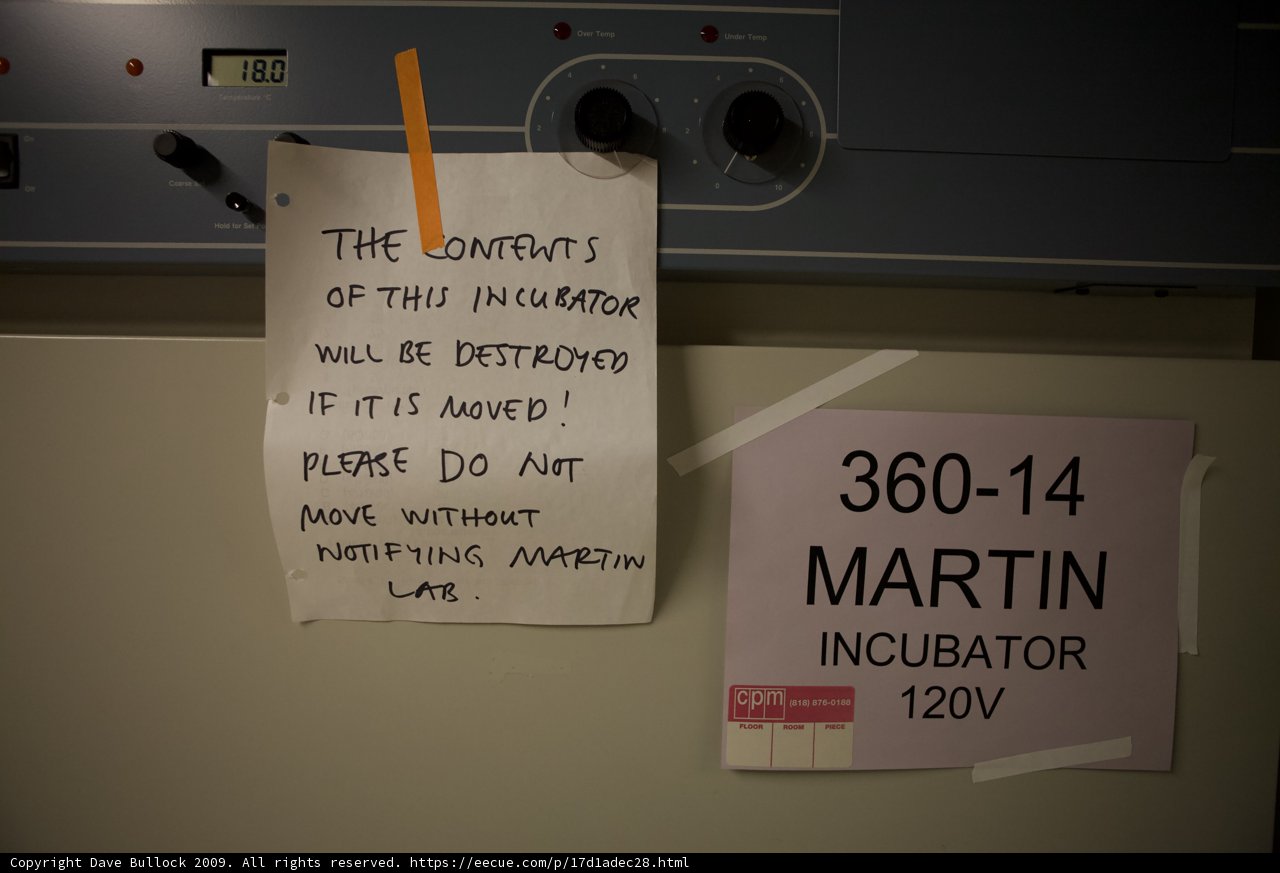 Warning Sign at UCLA Laundry Room