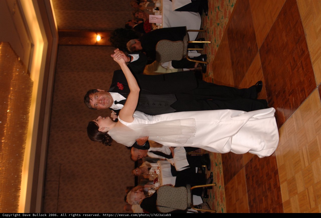 Father-Daughter First Dance at Wedding Reception