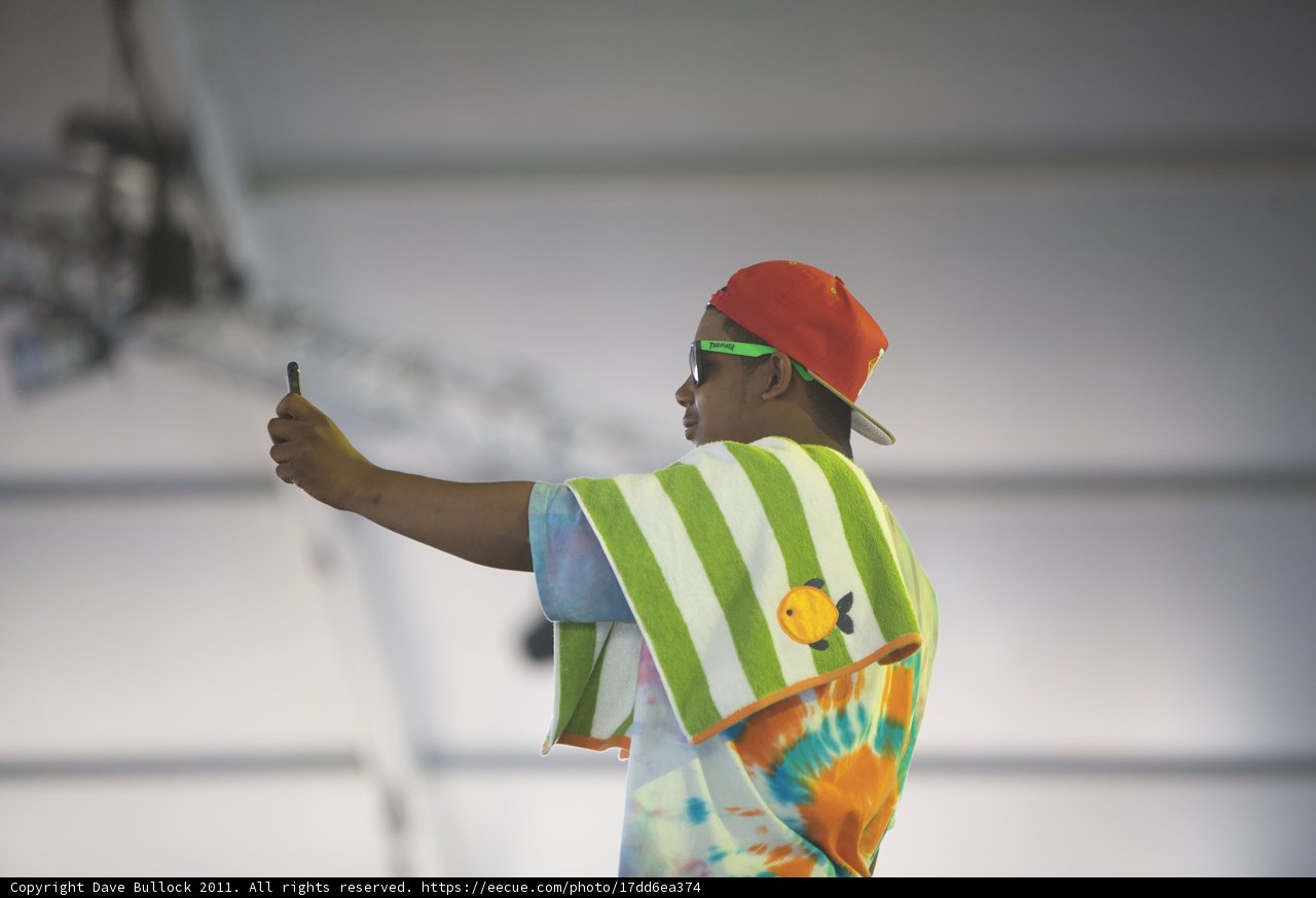 Colorful Entertainer at Coachella 2011
