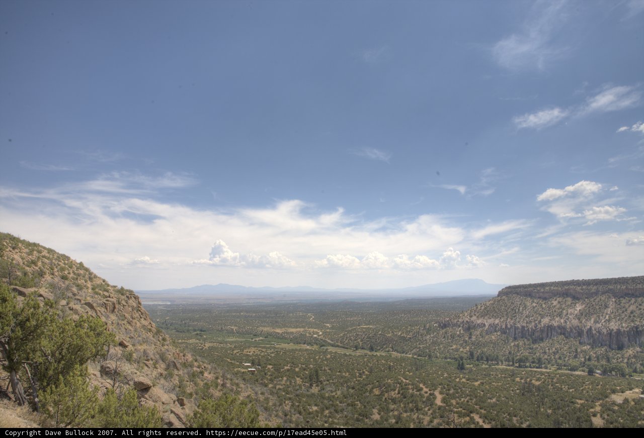 Majestic View of the Plateau and Valley
