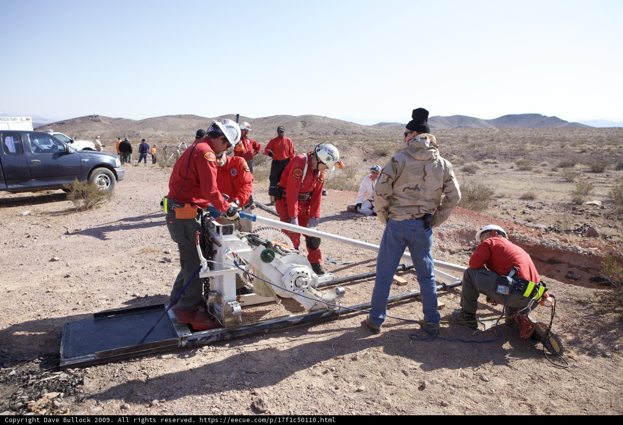 Mine Rescue Crew at Work