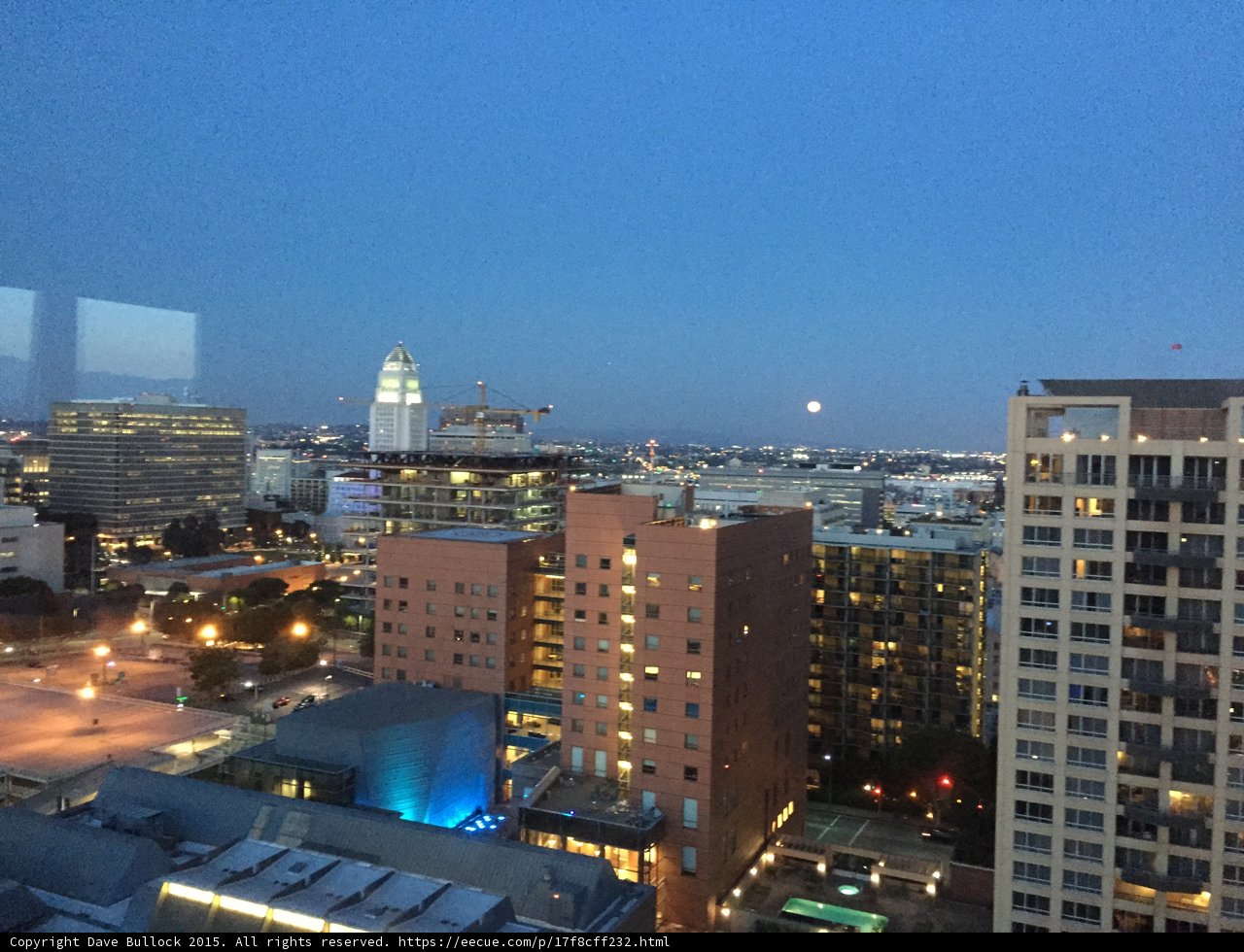 DTLA Nightfall Cityscape