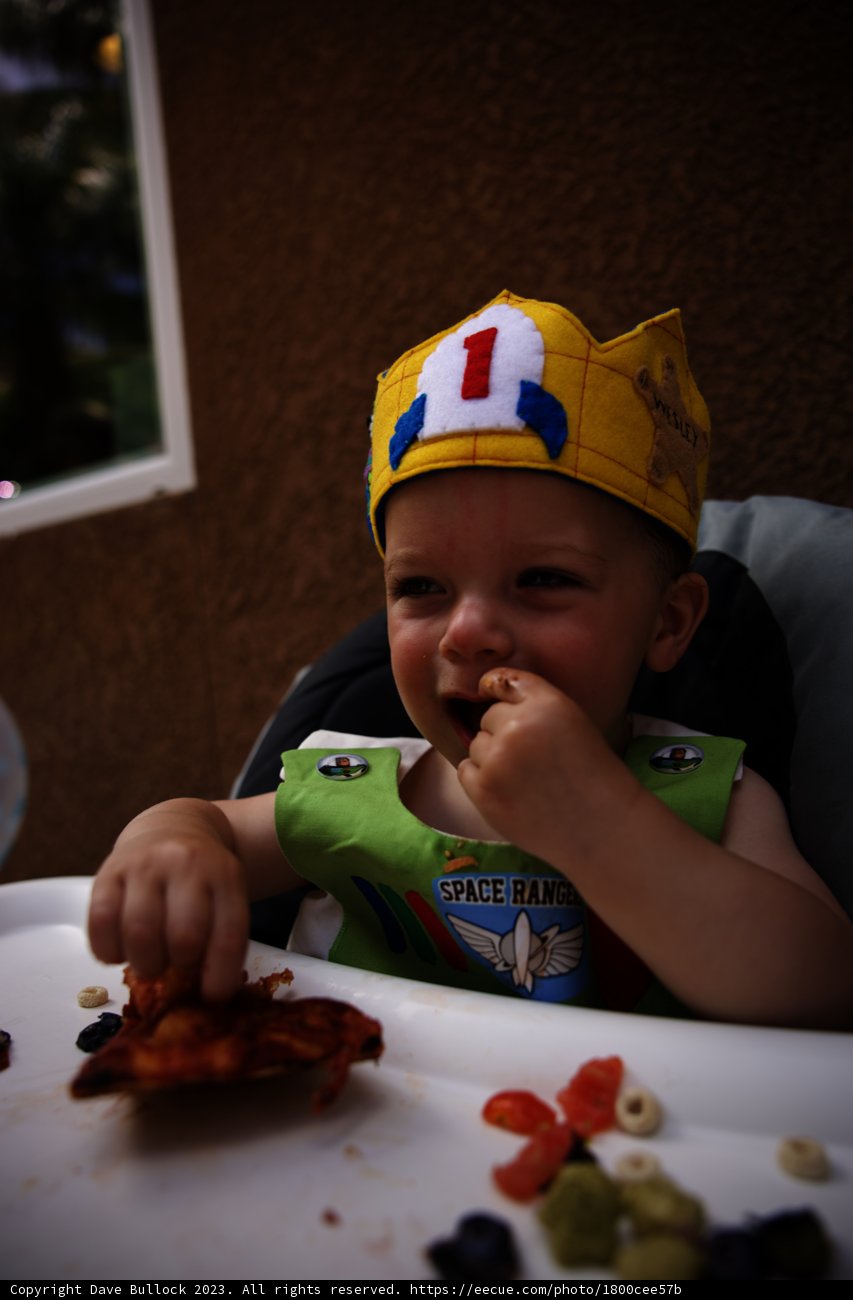 Birthday Boy Wesley's First Dessert Delight