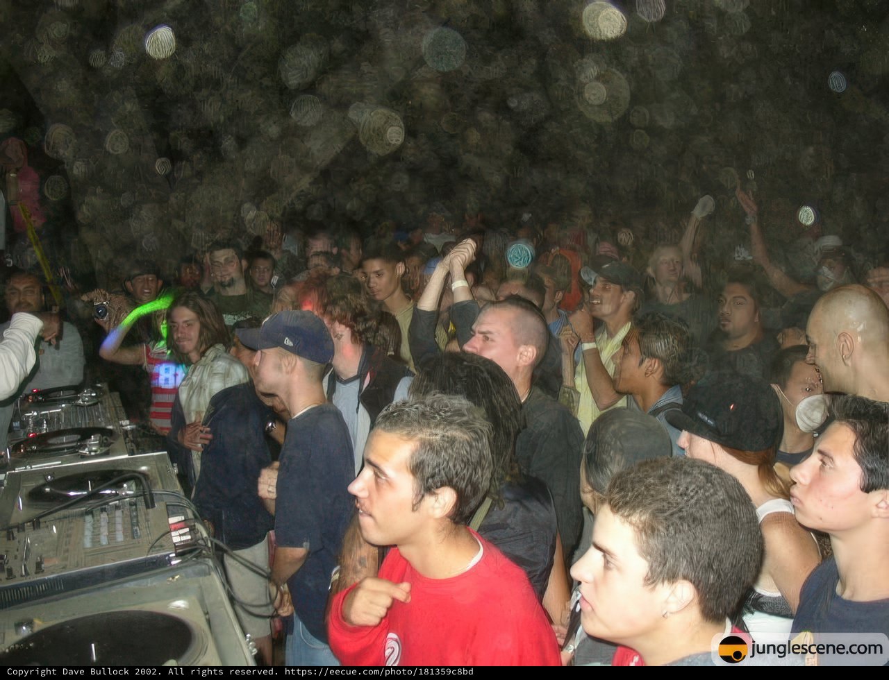 Club Night with a Rocking Crowd