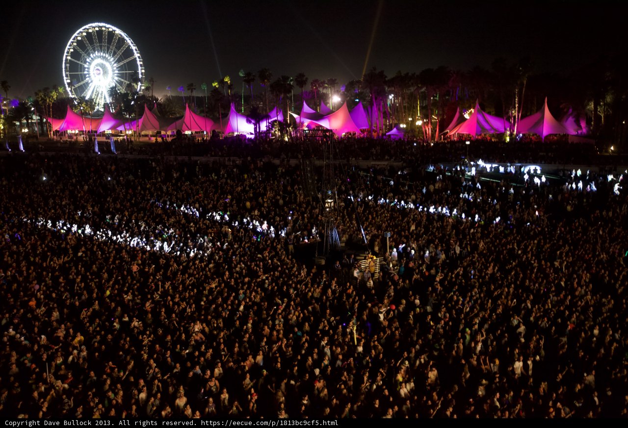 Nighttime Festivities at Coachella
