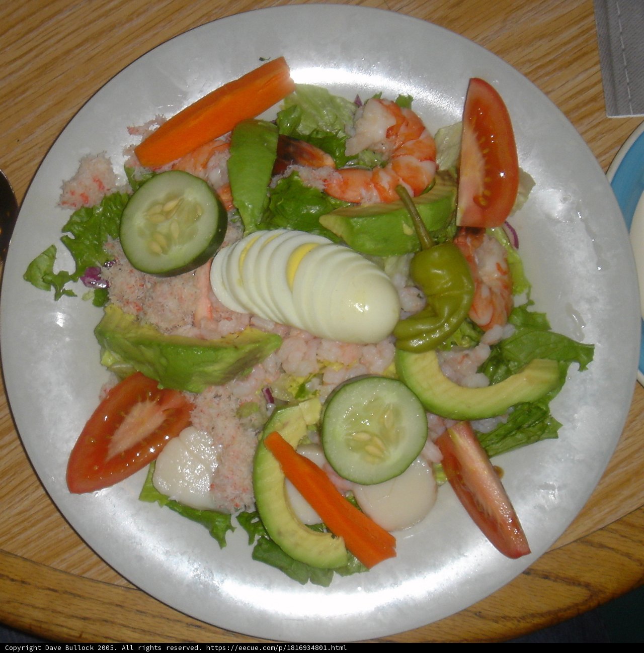 Delectable Shrimp and Vegetable Platter