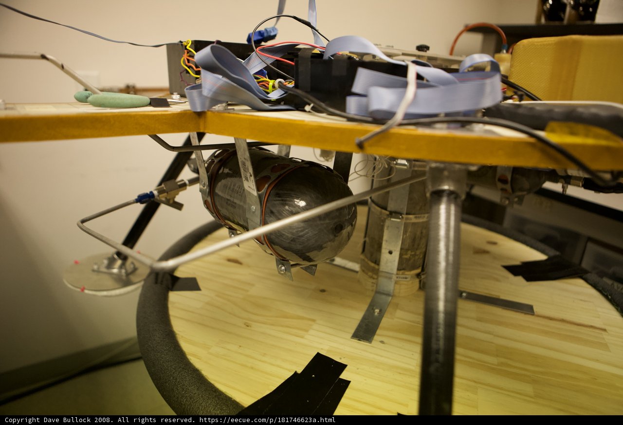 Industrial Table with Wires and Metal Object