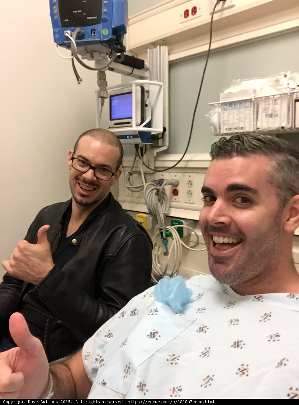 Hospital Recovery Selfie