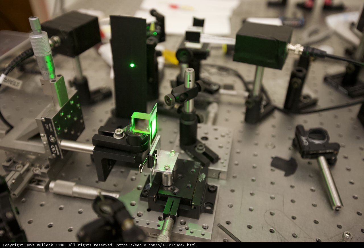Green-Lit Machine in a Manufacturing Plant