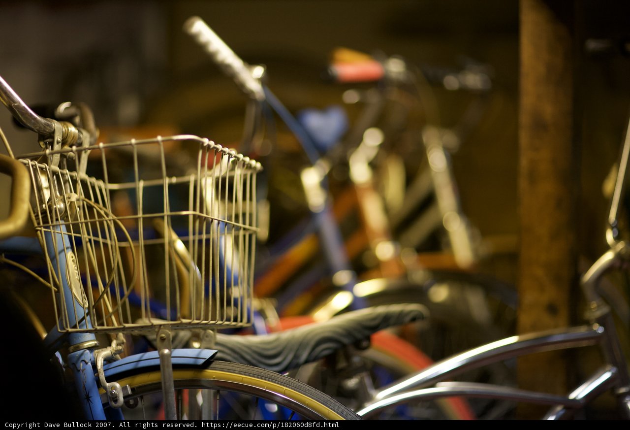 A Row of Bicycles