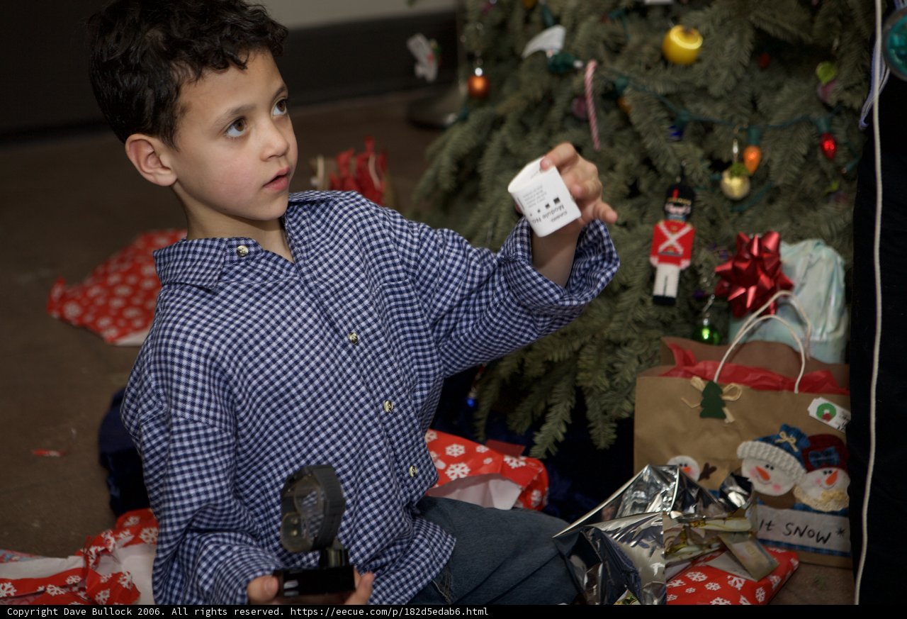 A Boy and His Remote on Christmas Day