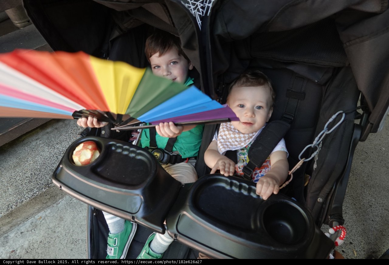 Joyful Moments on a Colorful Day