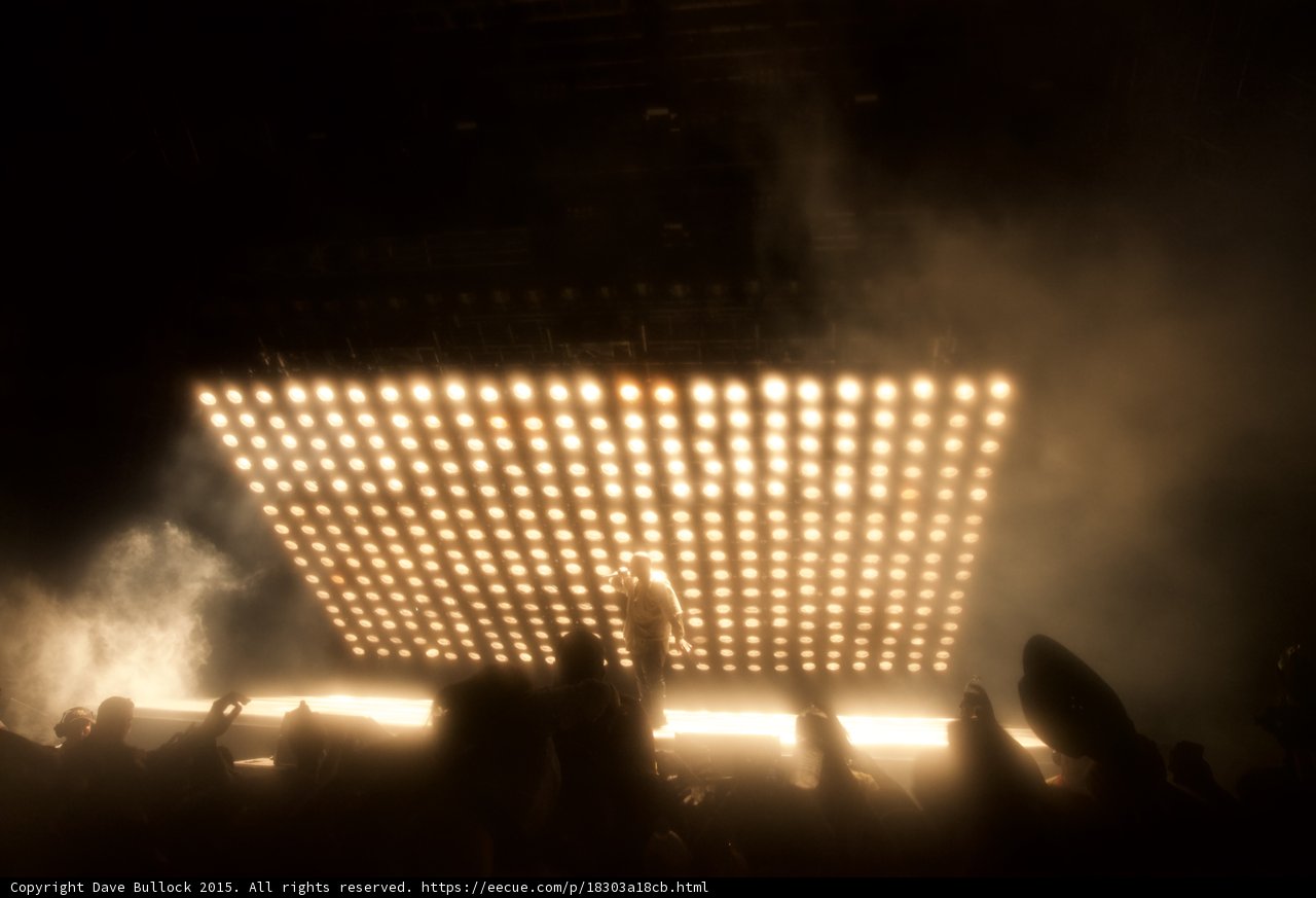 Kanye West Fog Filled Stage