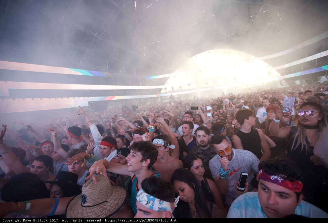 Coachella Crowd Surges