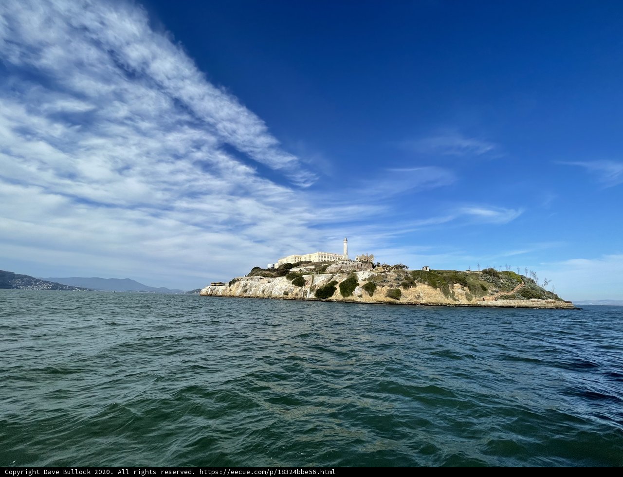 The Towering Beacon of Alcatraz Island