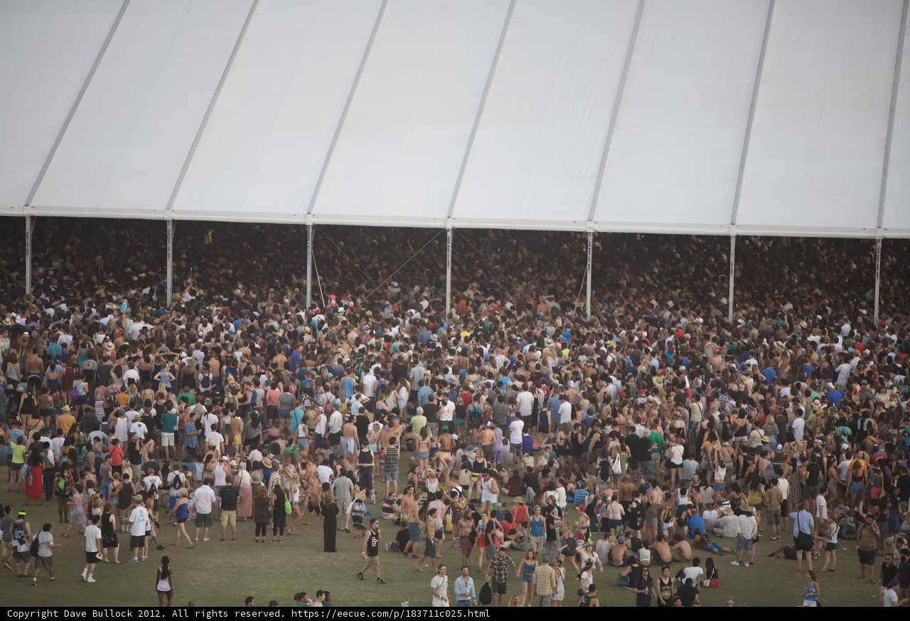 Coachella Concert Crowd