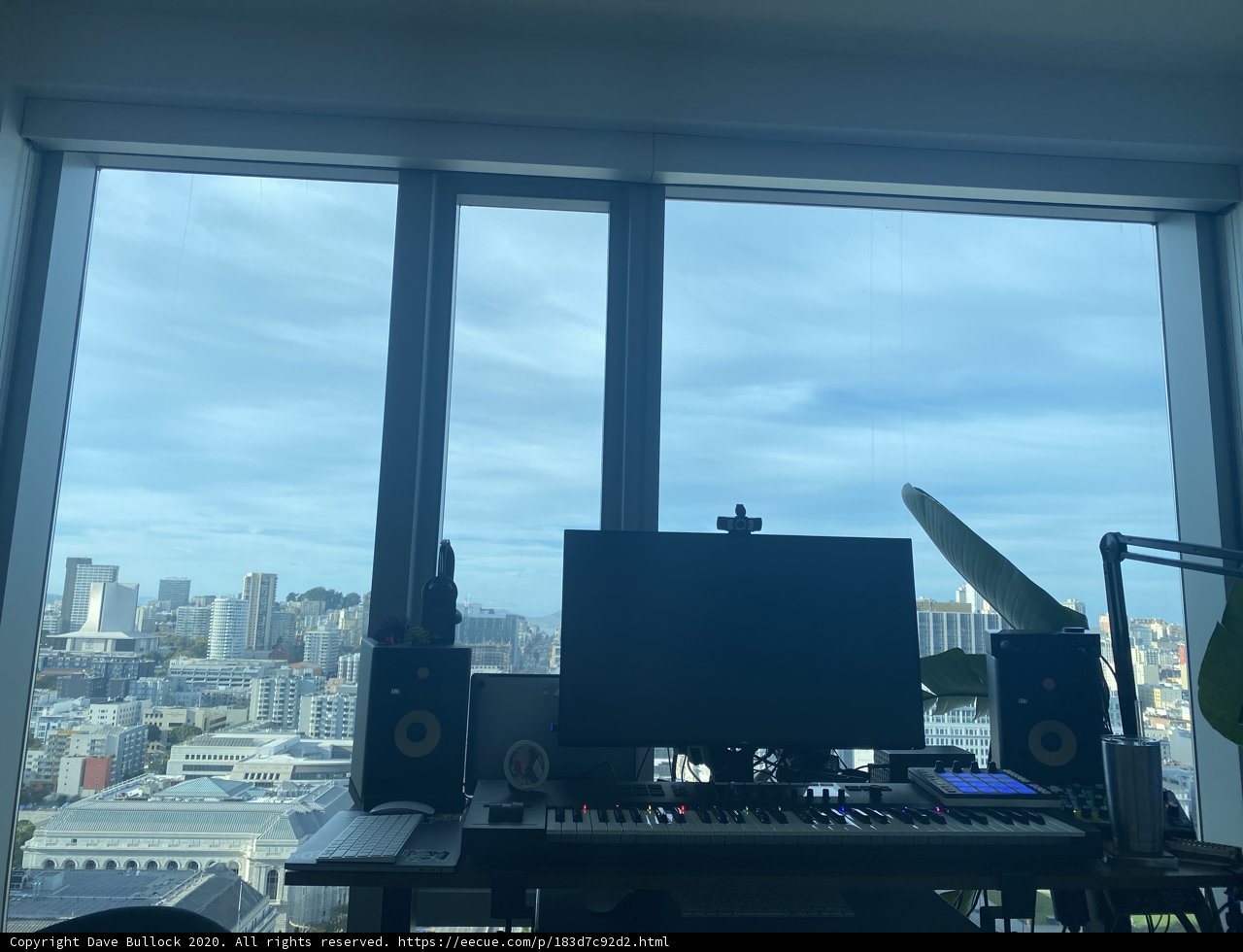 Productive Work Setup in a Modern Office Building