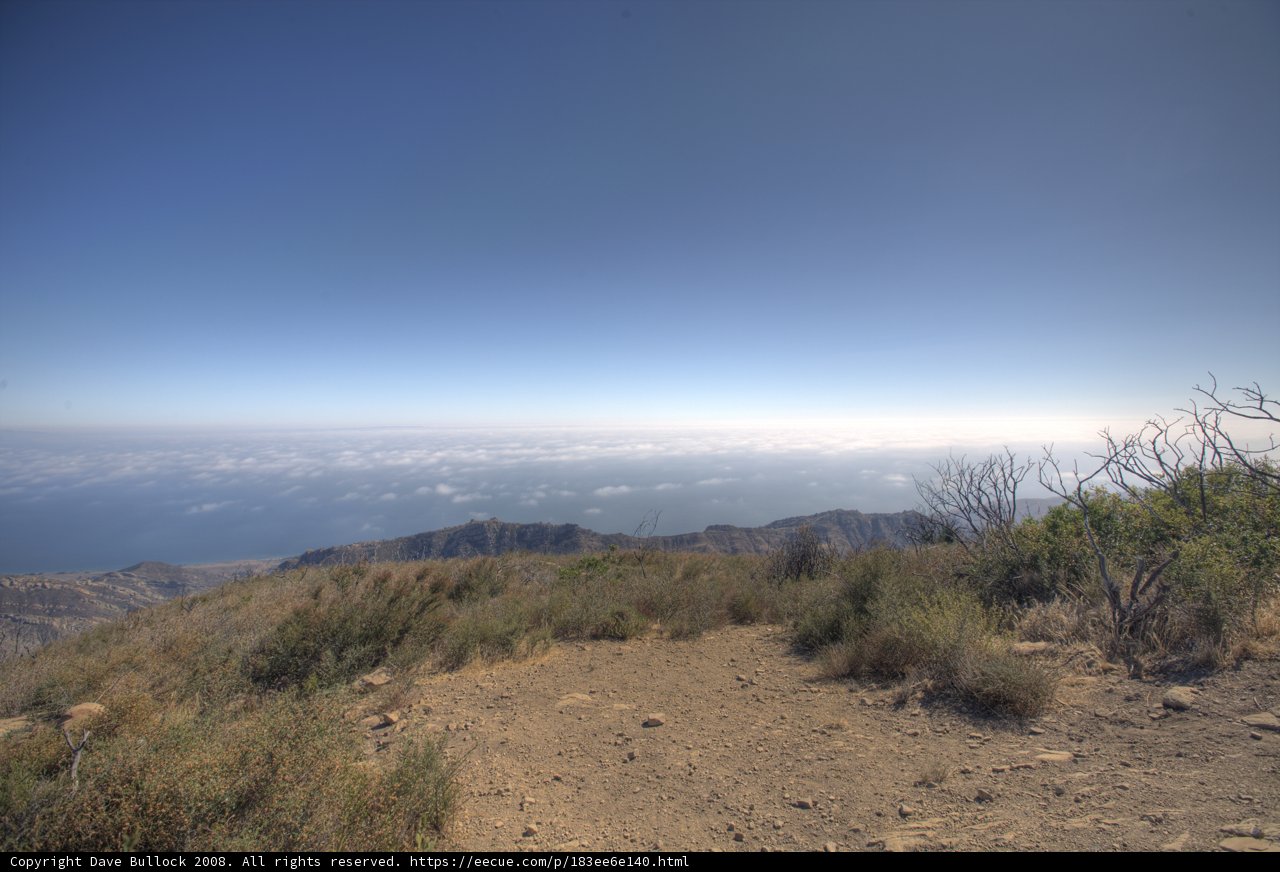 Ocean View from Gaviota Peak