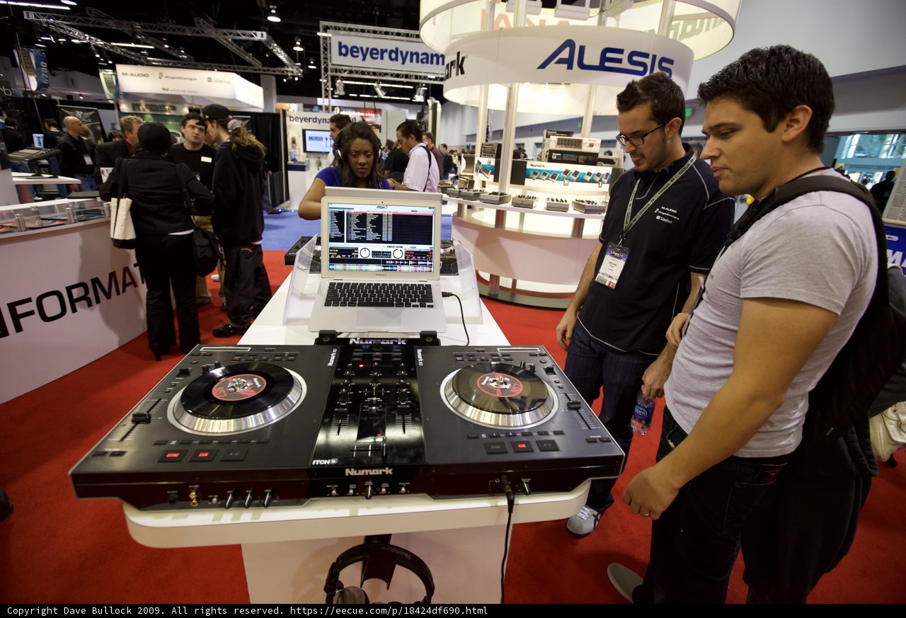DJing the NAMM show