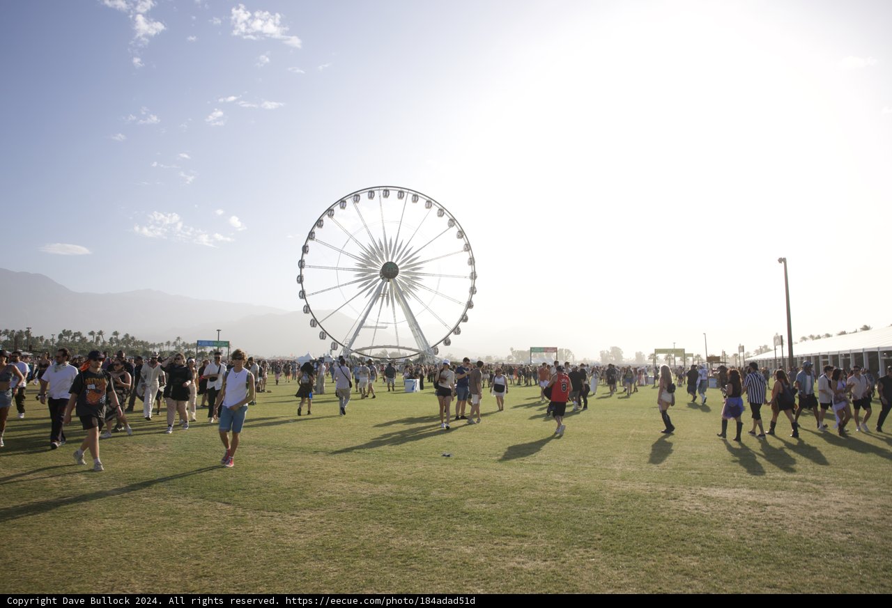 Sunset Festivities at Coachella 2024