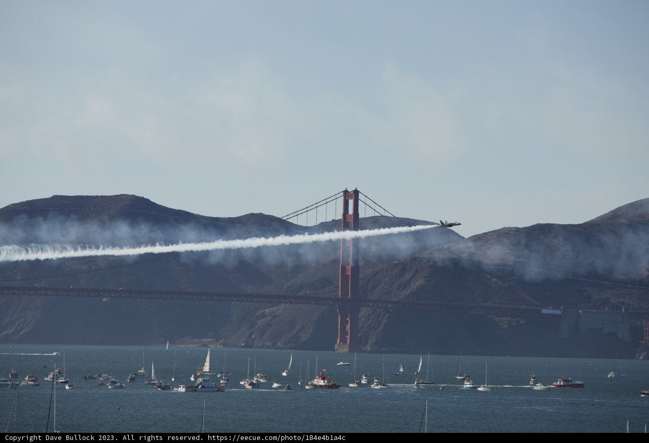 Fleet Week Flyover Spectacle, San Francisco