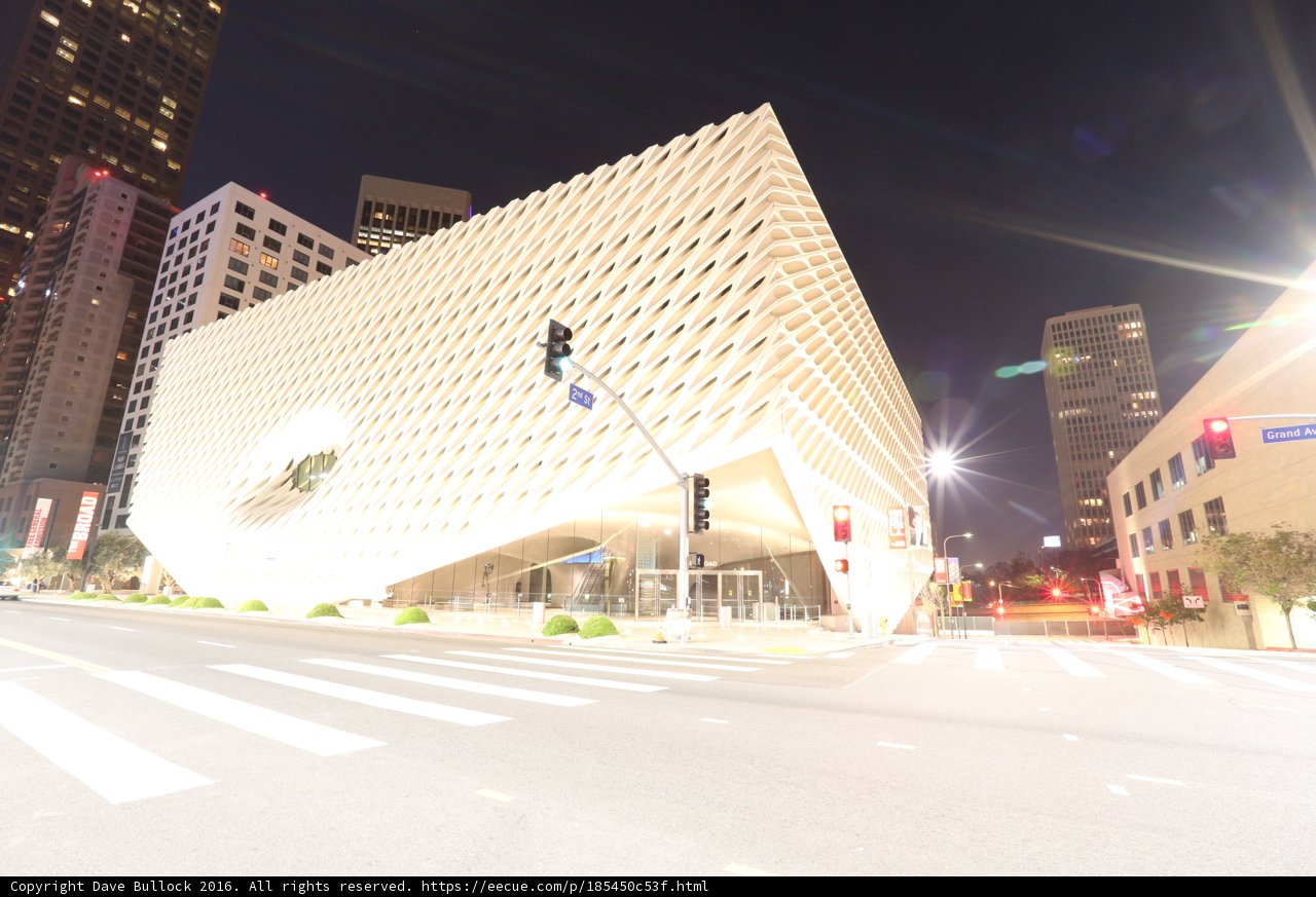 Office Building with a White Cube