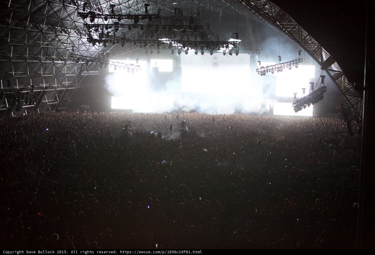 Illuminated Crowd at Coachella