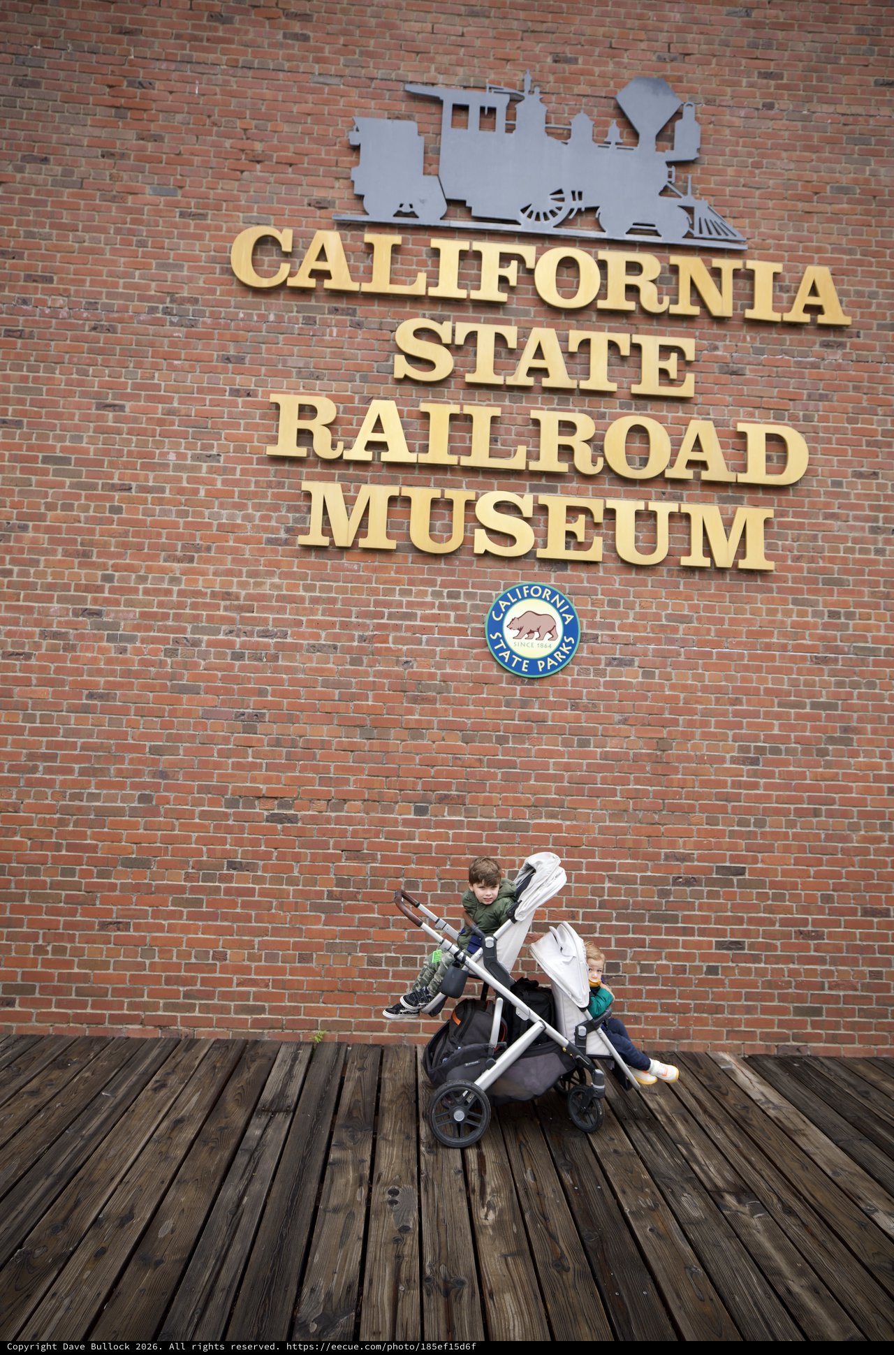 Children Visit California State Railroad Museum