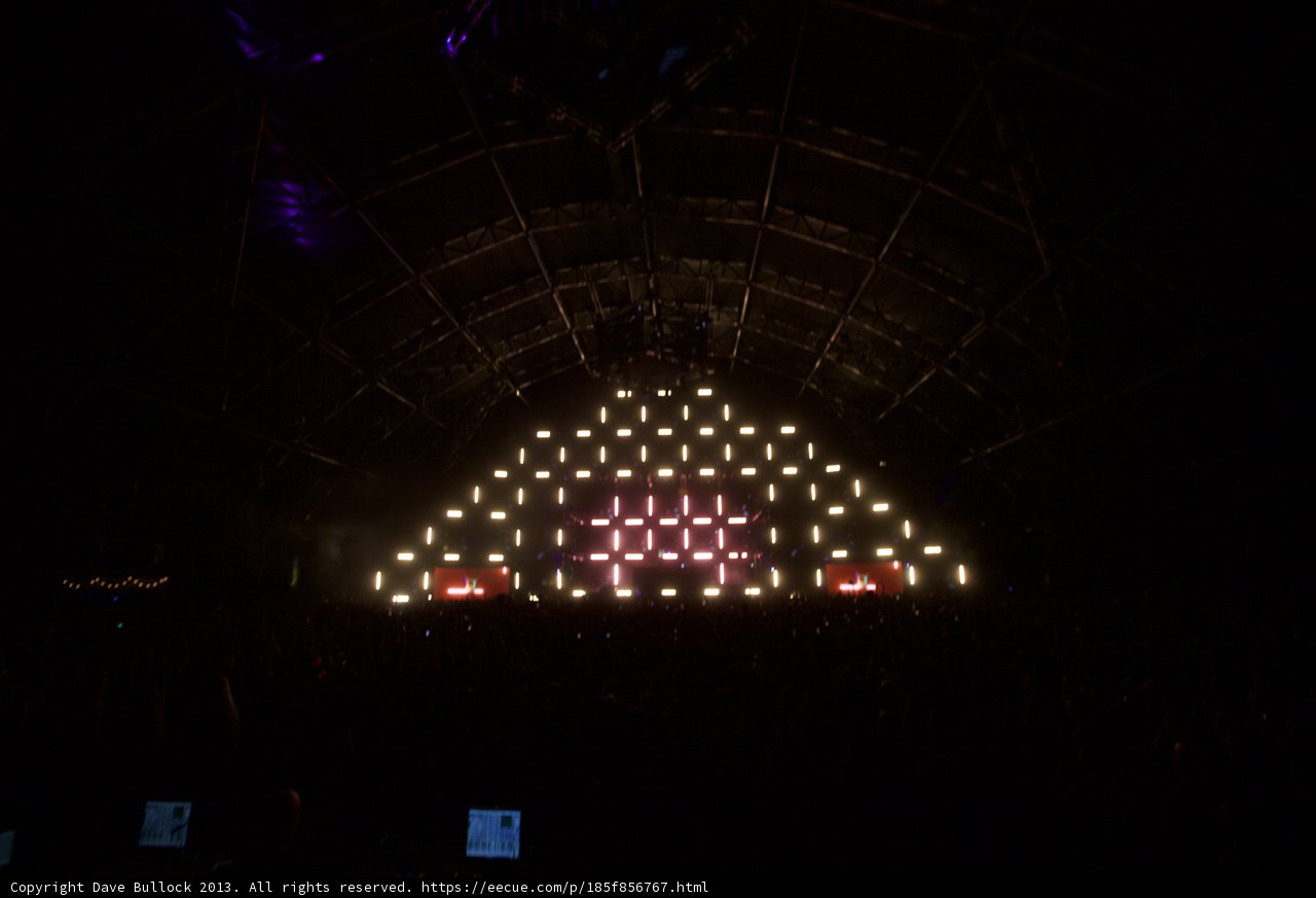 The Epic Coachella Stage Lights Up the Night