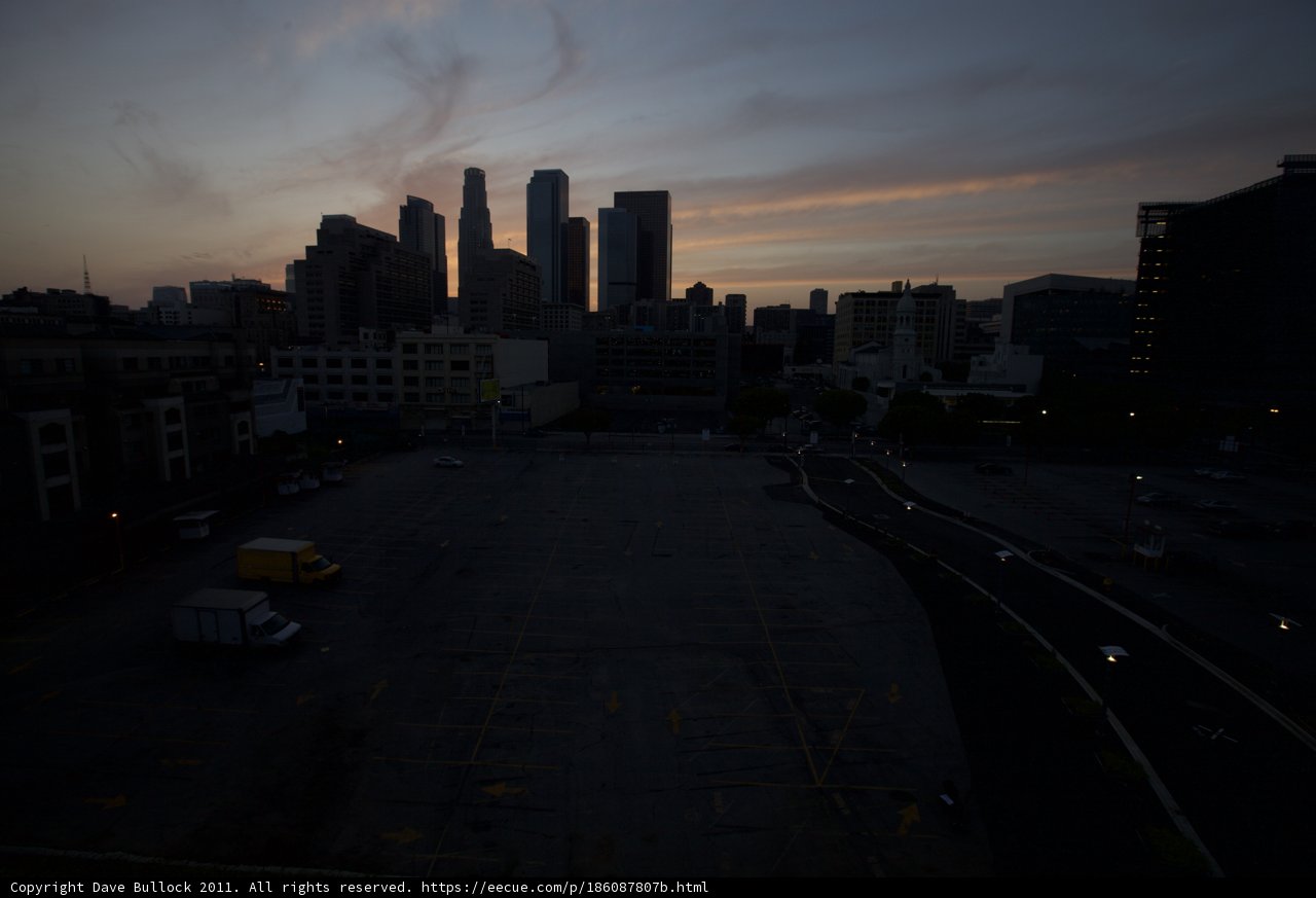Dusk over the City of Angels