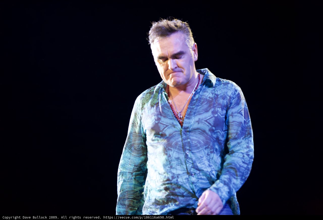 Morrissey Makes Solo Performance at Coachella 2009