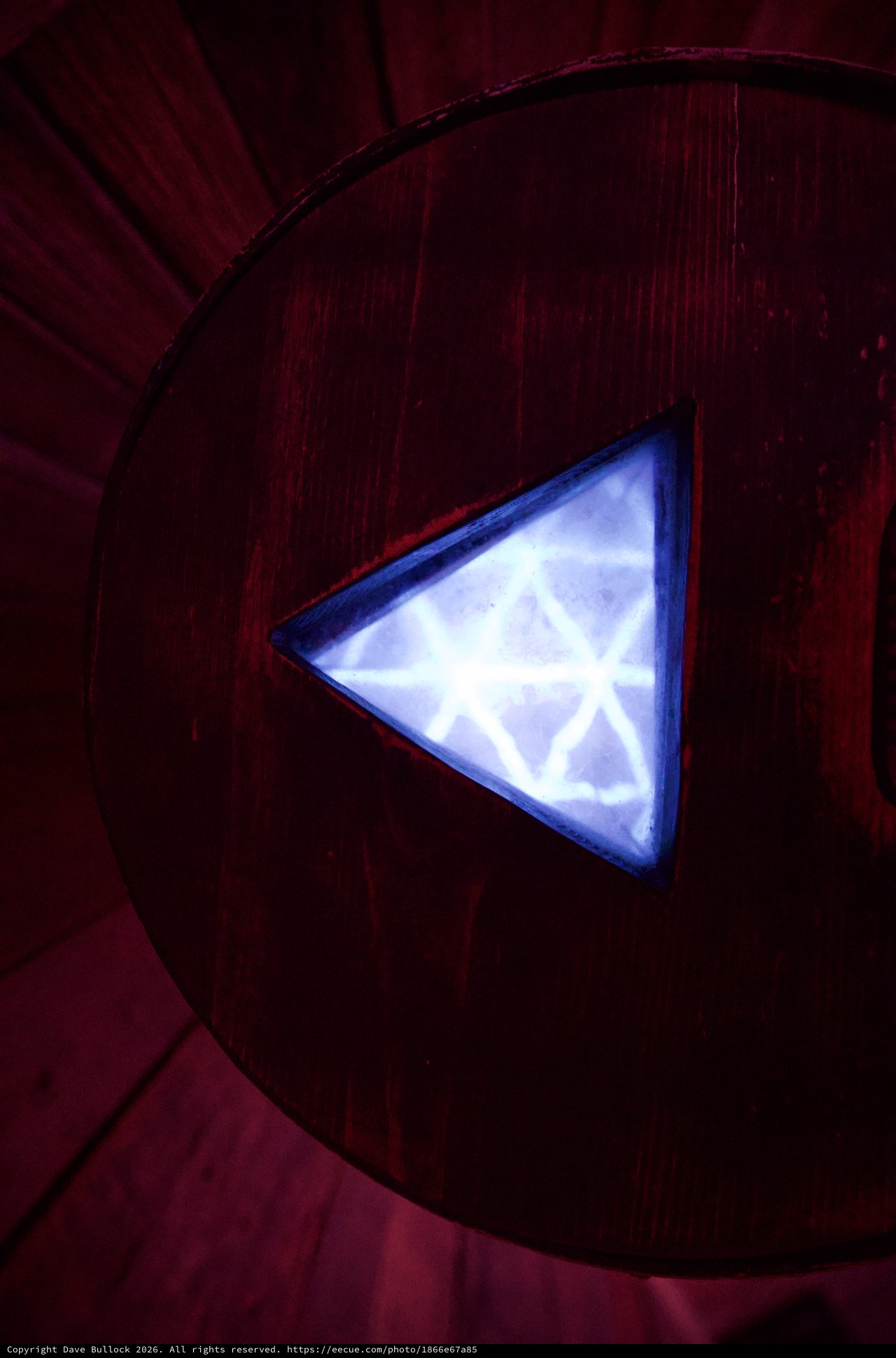 Glowing Arc Reactor in Iron Man Armor Chest