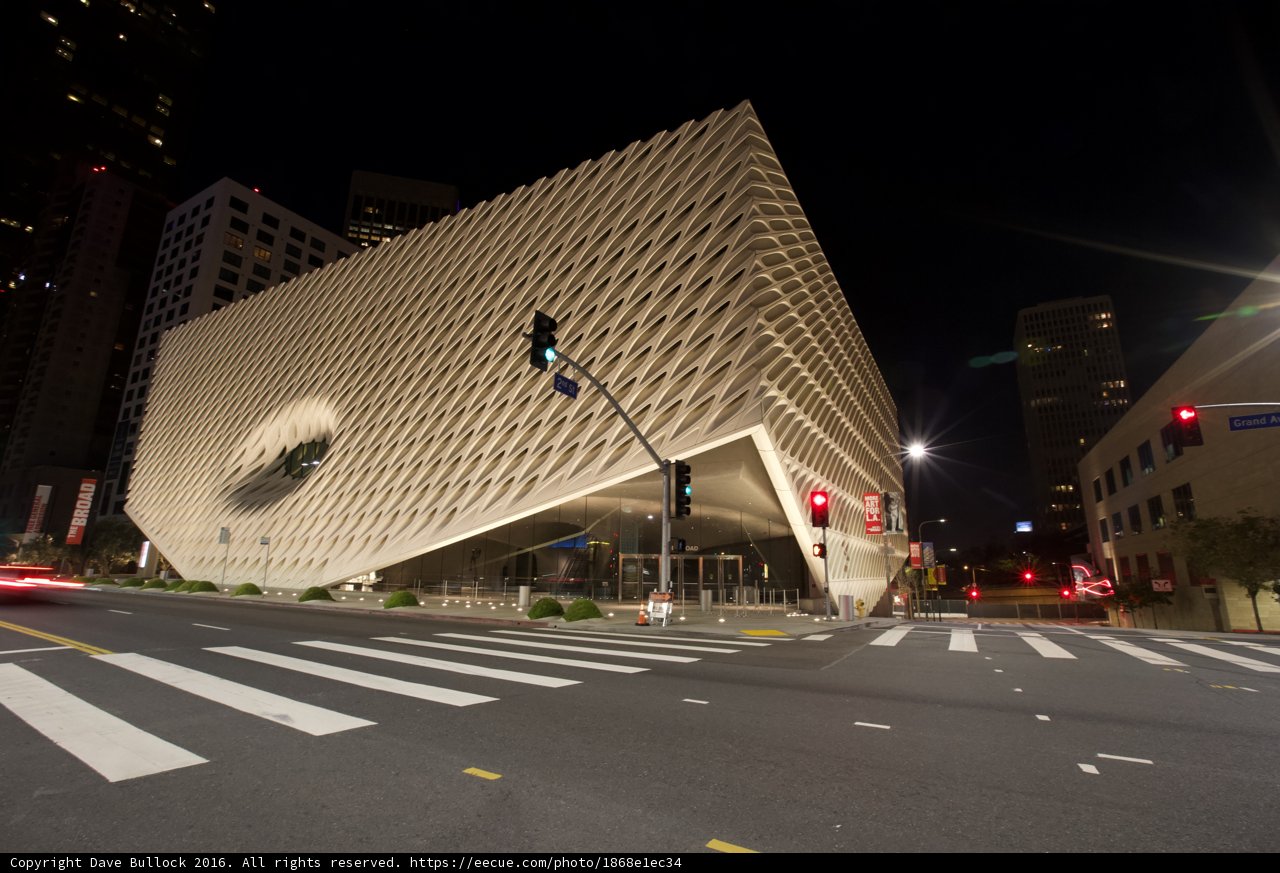 The Broad Museum of Art in the Metropolis