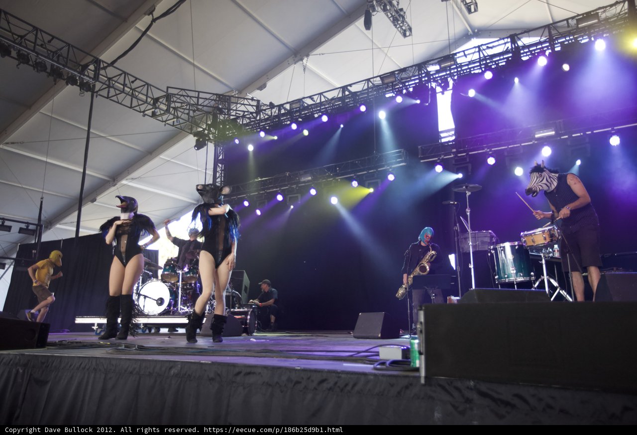 Electrifying Performance with Purple Spotlight