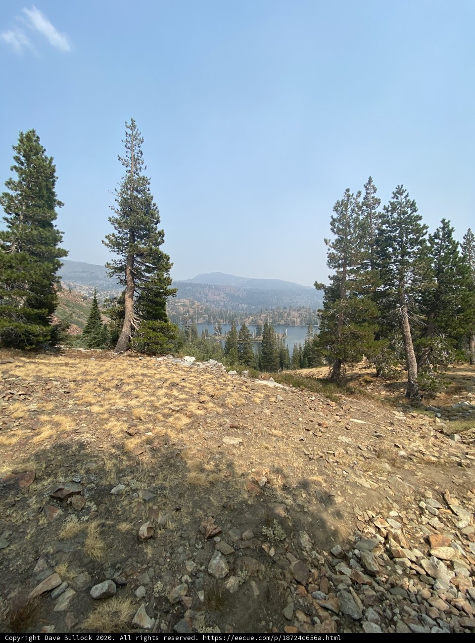 View of Desolation Wilderness Lake from the Hilltop