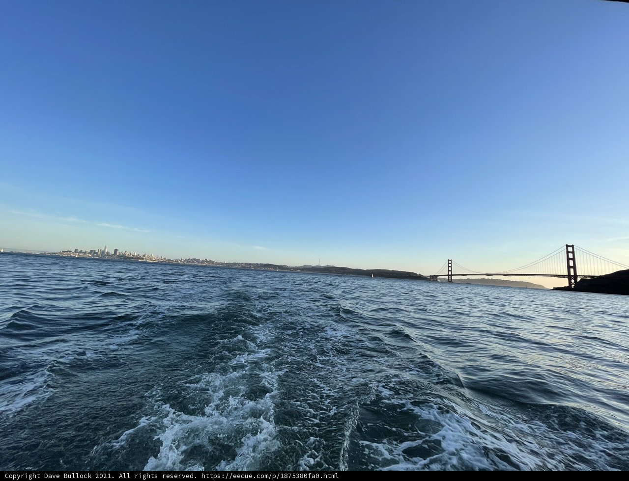 Golden Gate Bridge in the Blue Sky