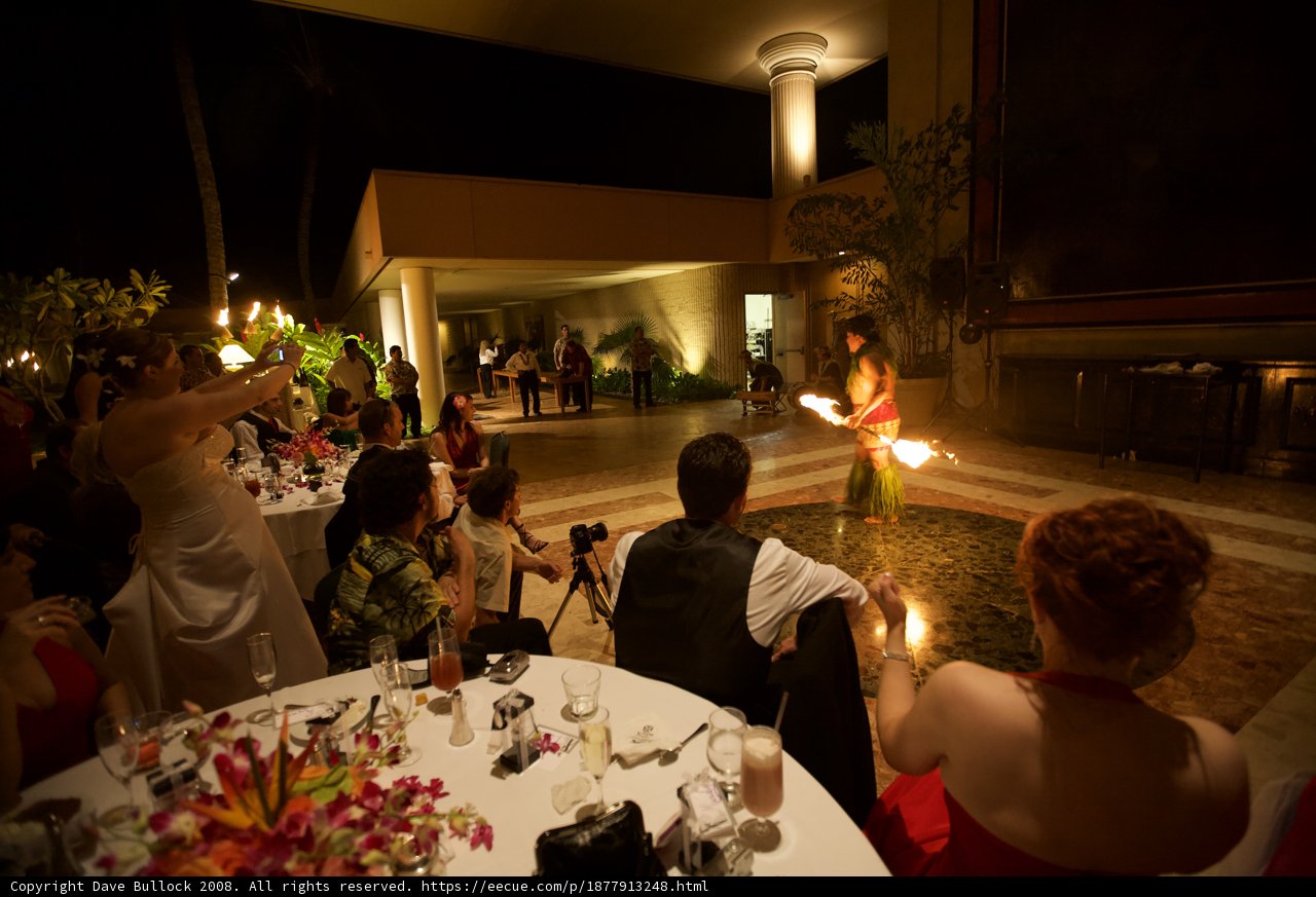 Wedding Reception in Hawaii