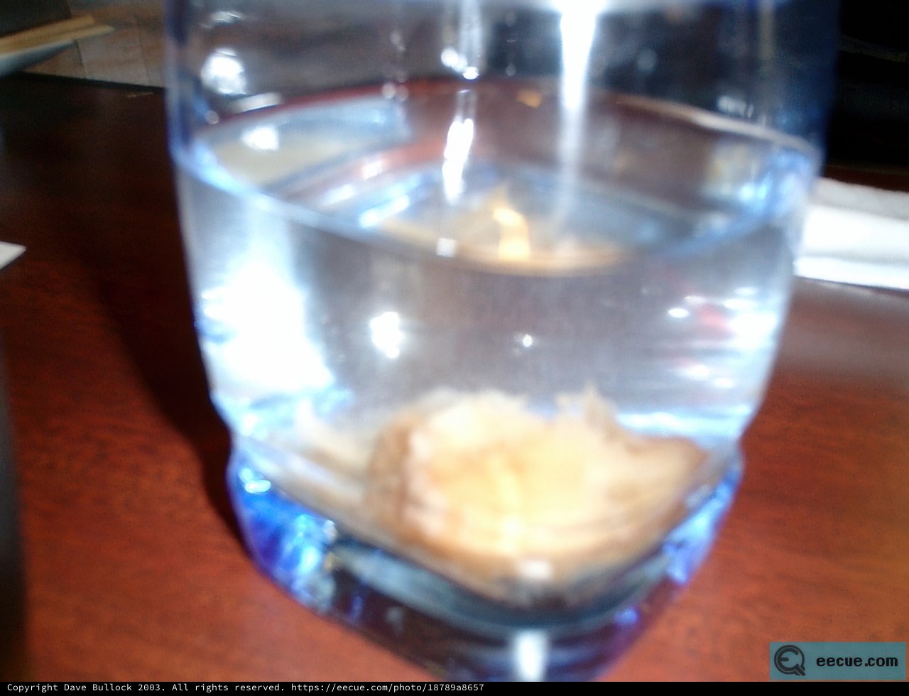 Refreshing Water in a Classic Drinking Glass