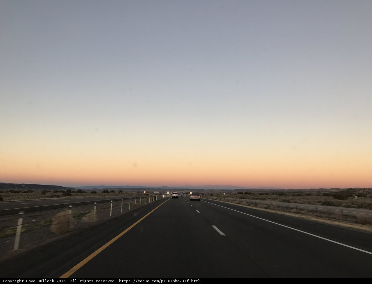 Sunset Drive on the Santa Ana Freeway