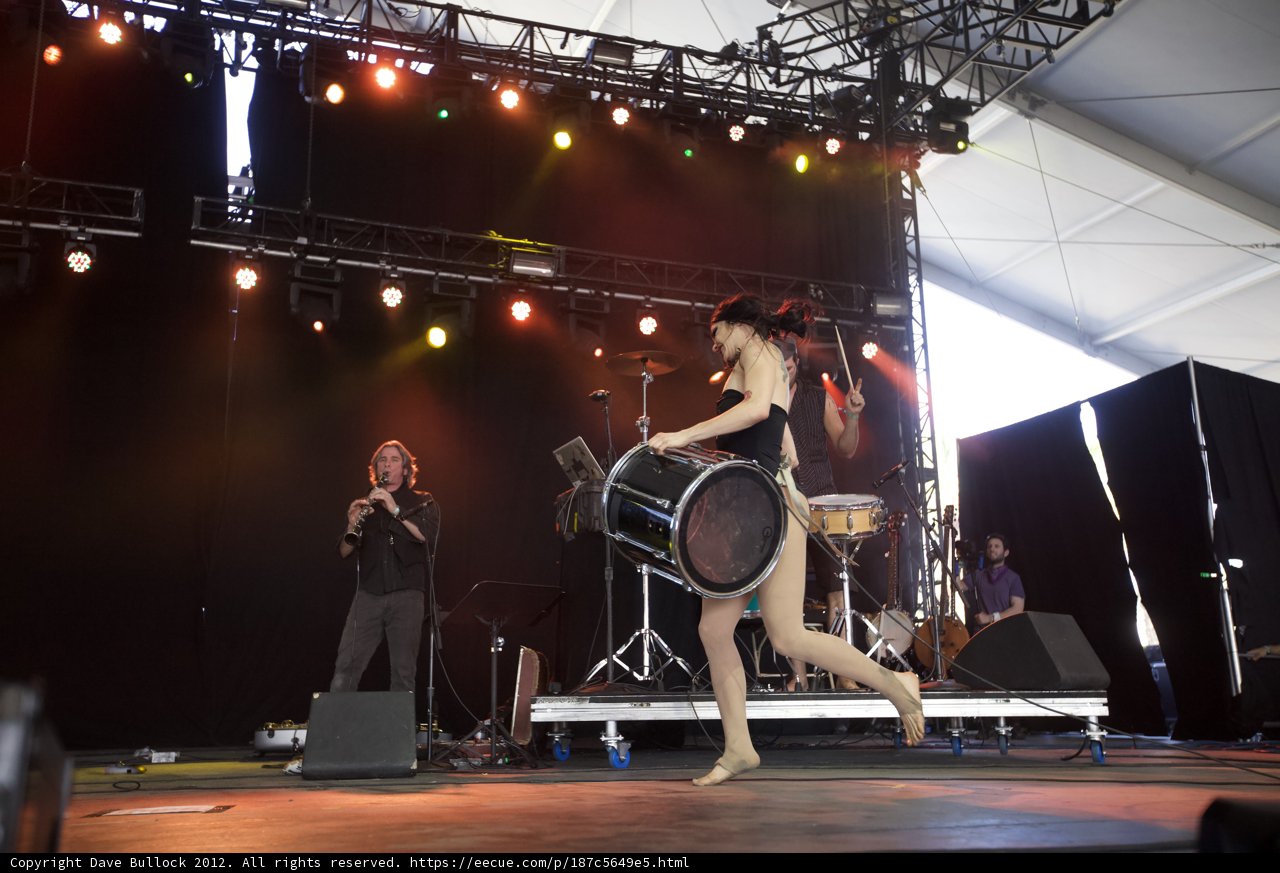 Drumming Up Energy on Stage