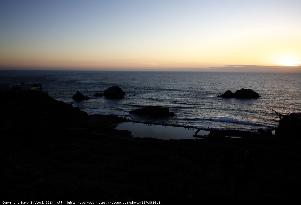 Sunset Stroll at Sutro Baths