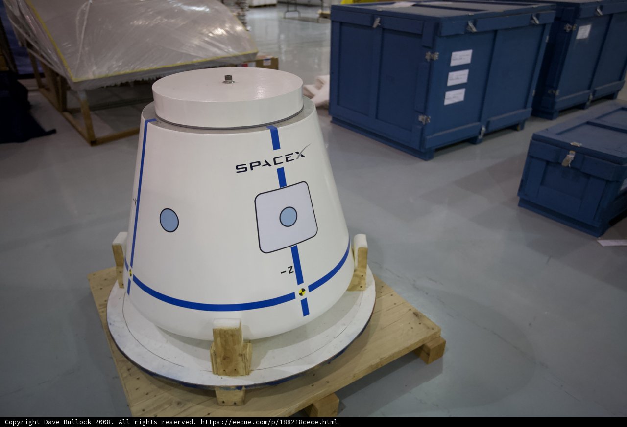 Space Capsule on a Wooden Pallet