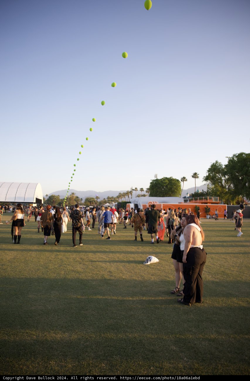 Ephemeral Flights: Celebratory Moments at Coachella 2024