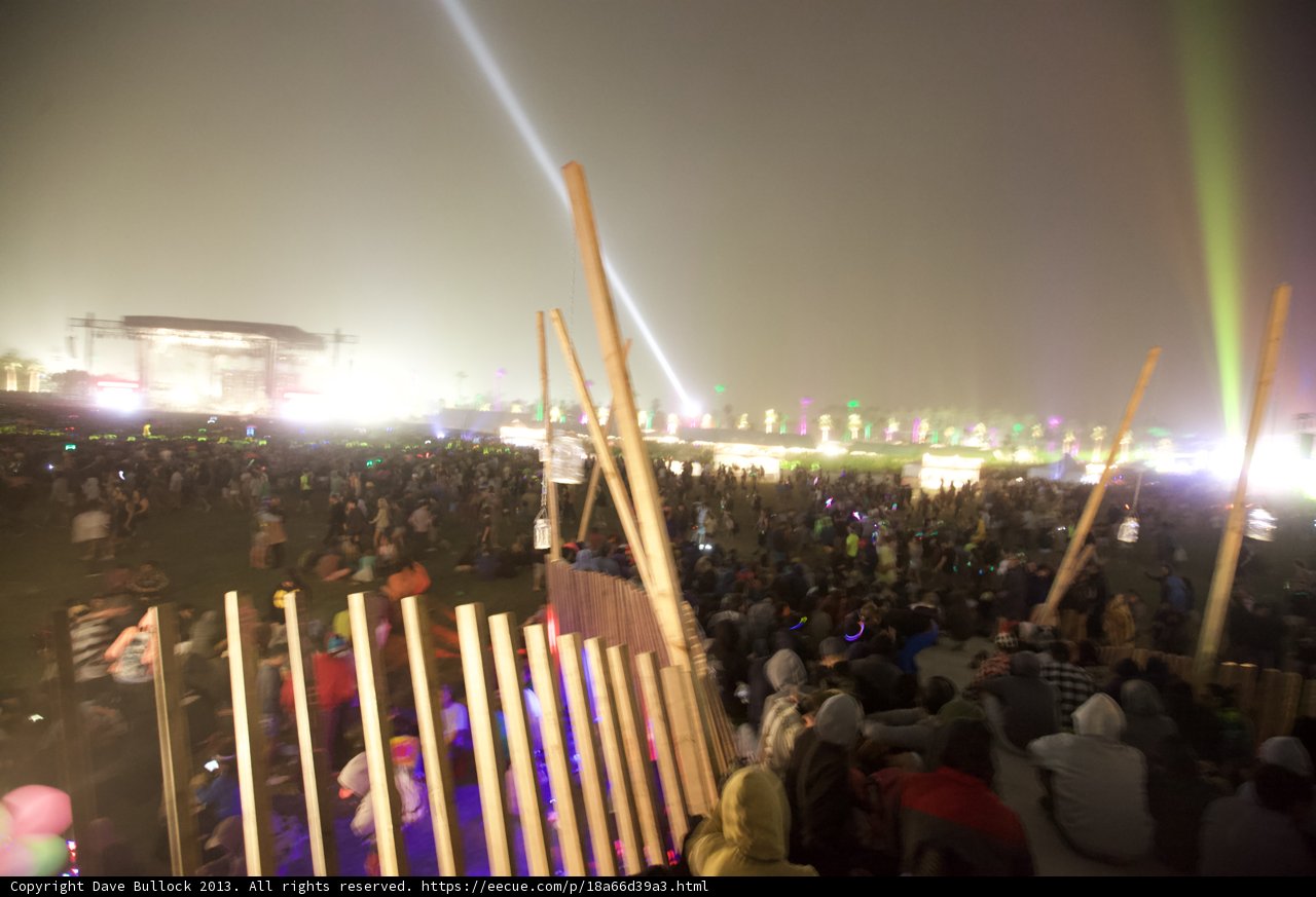 Lighting up the Night Sky at Coachella