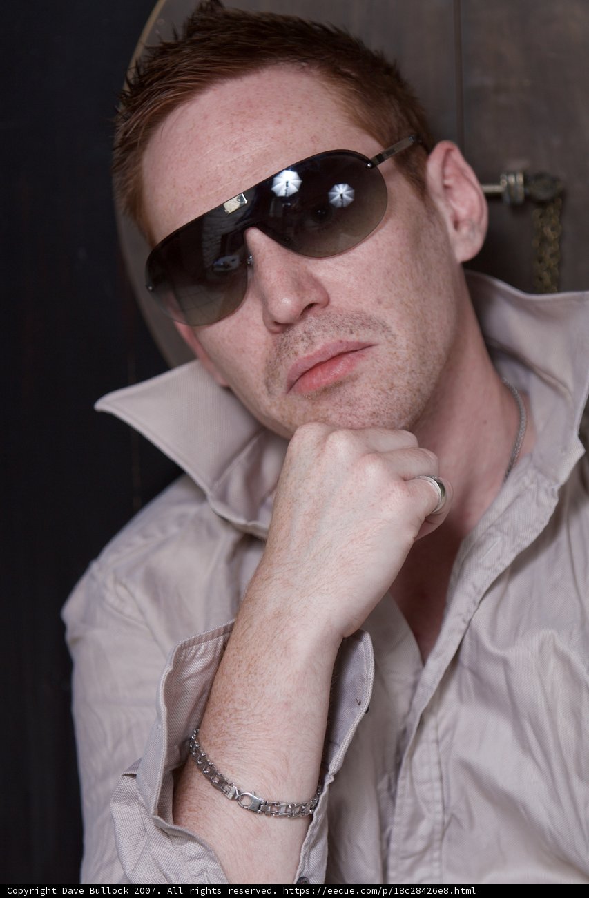 The Stylish Man with Sunglasses