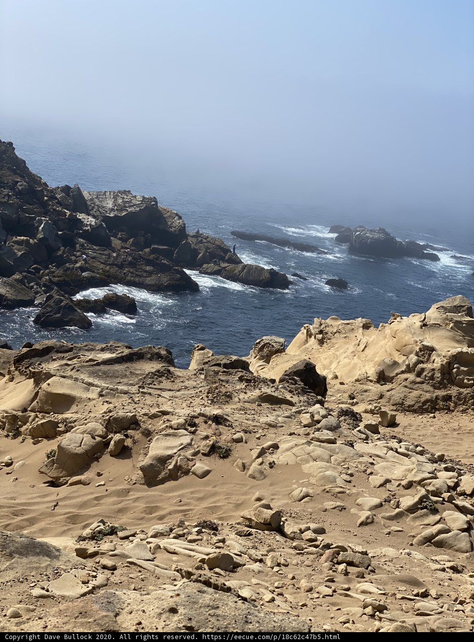 A Breathtaking View of the Ocean and Rocks from Jenner Cliffs