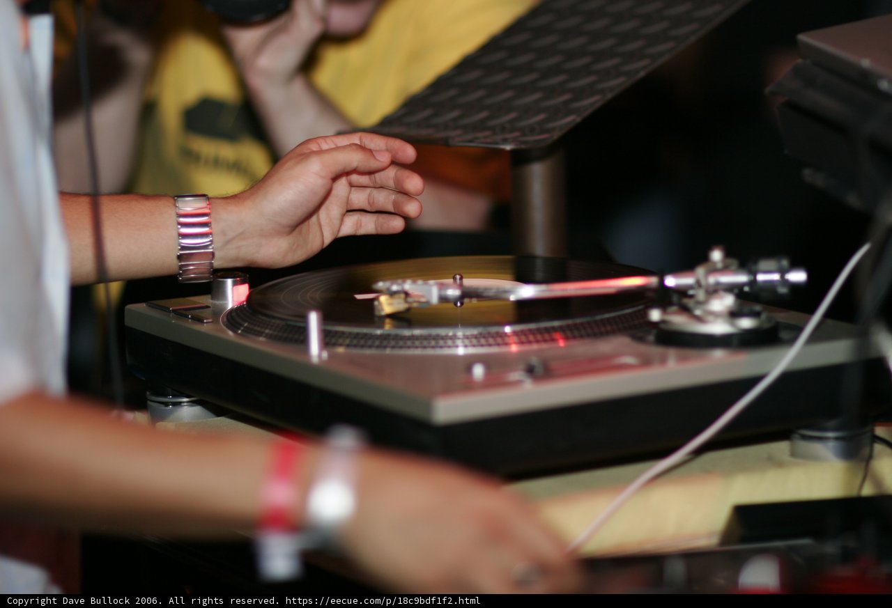 Playing the Beat: A DJ's Performance