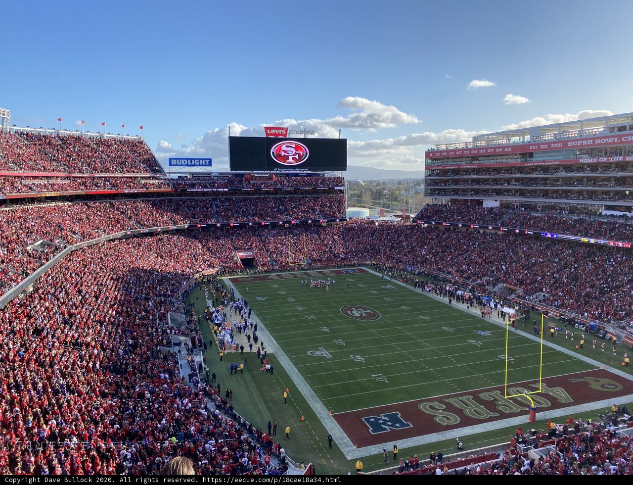 Filled with Fans at Levi's Stadium