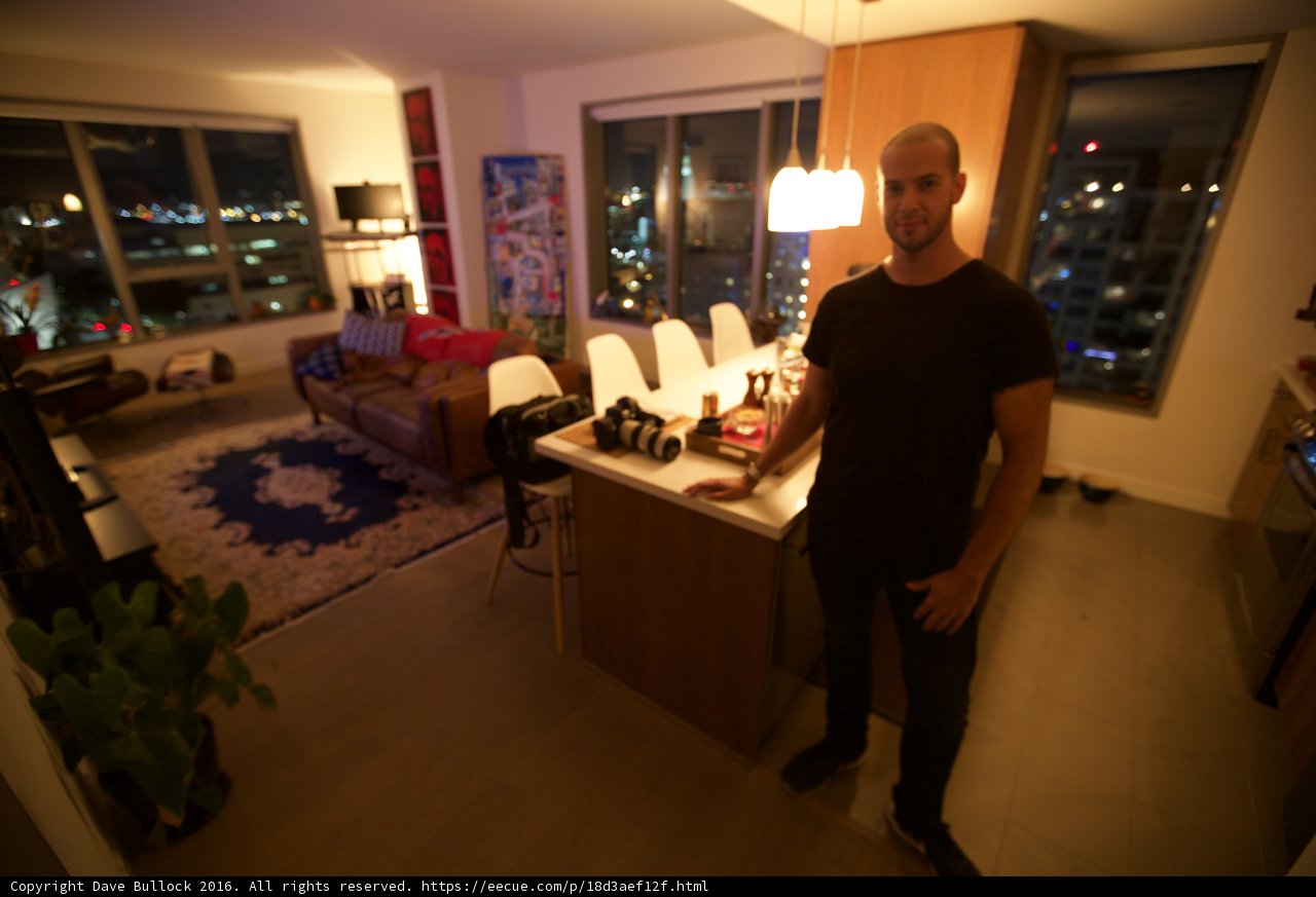 Man Relaxing in a Cozy Living Room